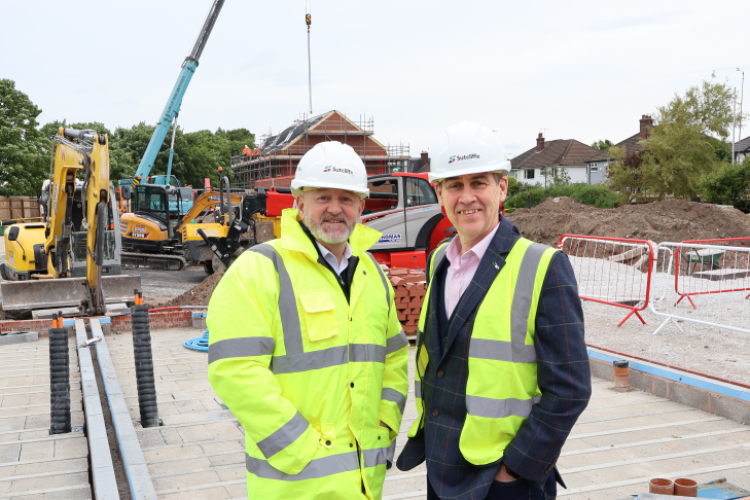 William Baldwin, director, and Sean Keyes, CEO of Sutcliffe