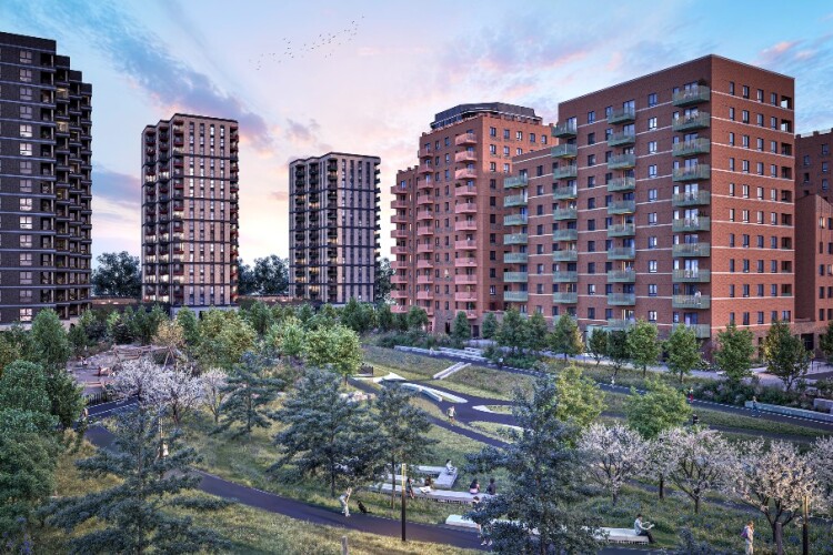 The Hill Group, Peabody and Goodstone Living are coming together to develop 360 BTR apartments at Dagenham Green in London 