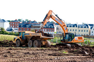 Local contractors Fred Champion and Steve Hoskins launched Groundfix, a special joint venture to tackle Sherford’s infrastructure work 