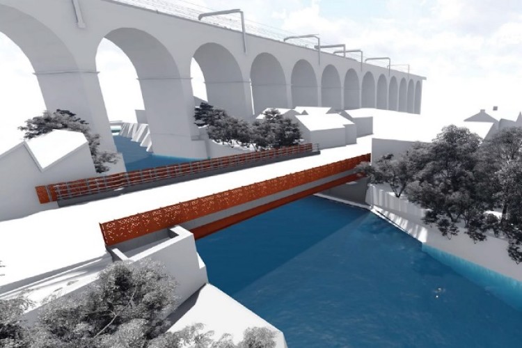Image of the new crossing that Osborne is building