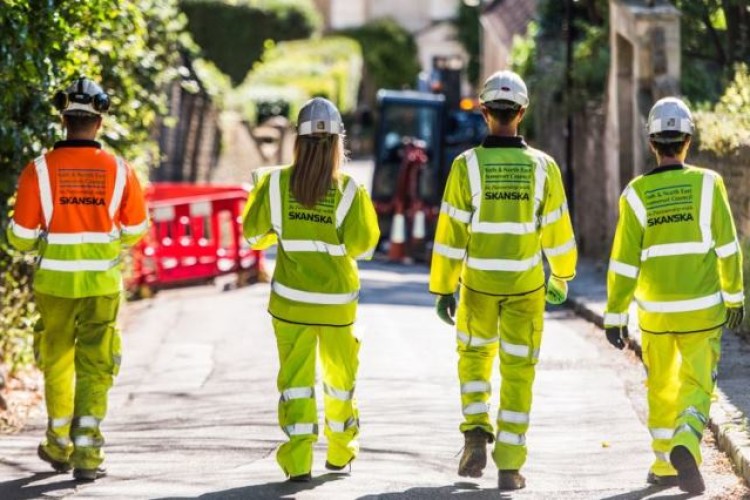 Skanska has looked after Bath & North East Somerset's highways for the past 10 years