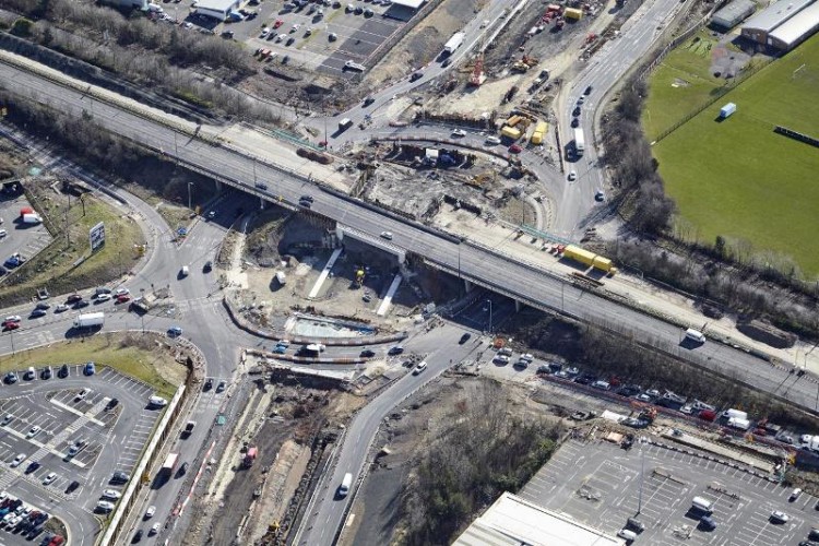 The A19 Coast Road junction, two years in and 75% complete