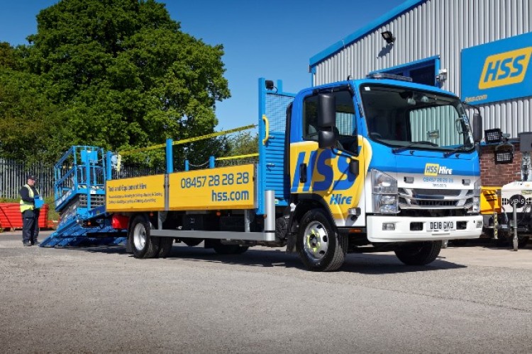 Isuzu Forward N75.190 rigids form the spine of the HSS delivery fleet