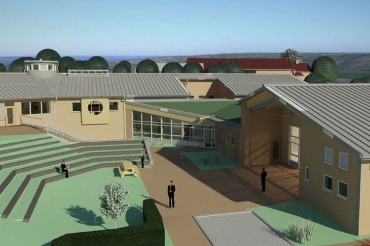 CGI rendering of the new Holyoakes Field First School & Nursery 