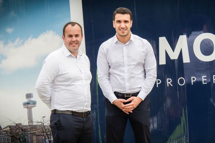 Barton Group Services managing director Matt Fawcett (left) and Mount Property Group managing director Michael Chrysokhou