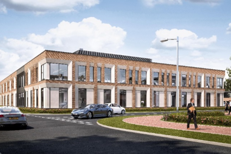 CGI of Dow's new UK headquarters in Stockport