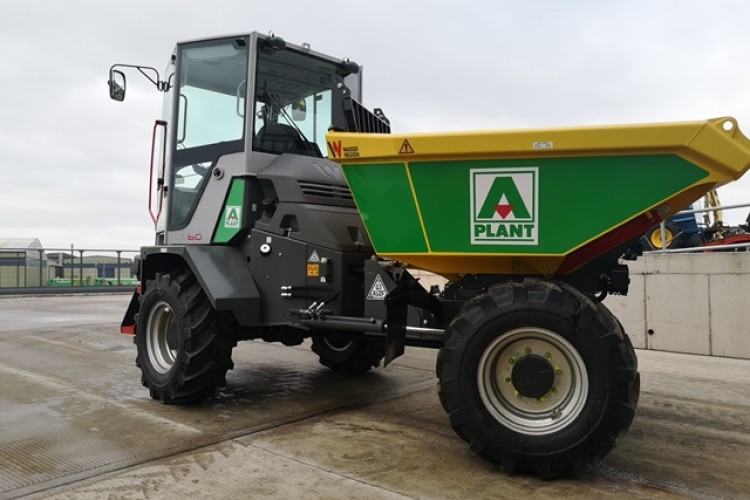 The distinctive styling of the Wacker Neuson Dual View