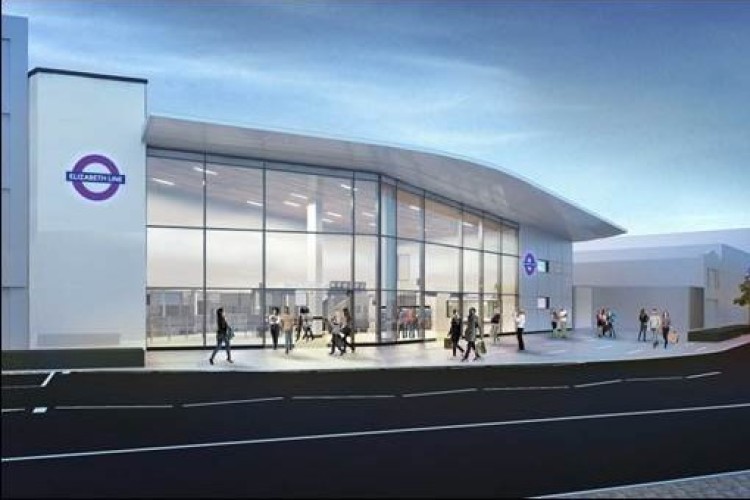 CGI of the remodelled Ilford Station
