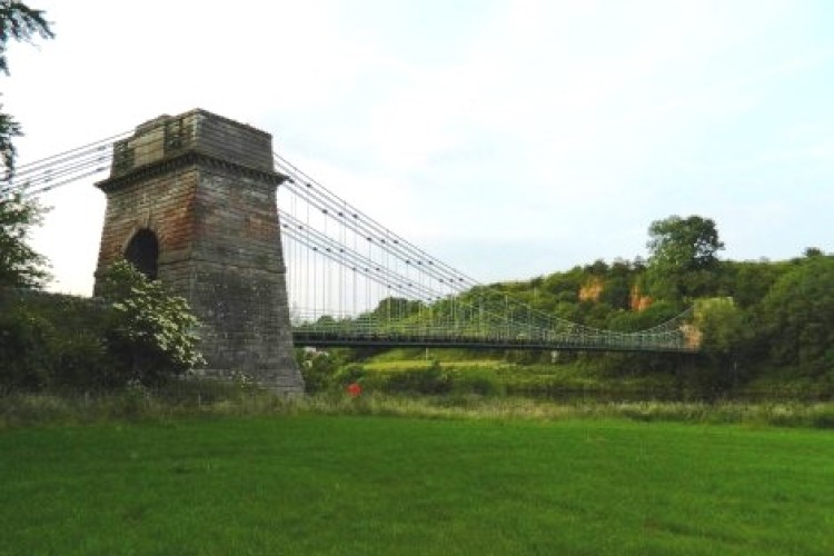 Union Chain Bridge was built over the Tweed by Captain Samuel Brown in 1820
