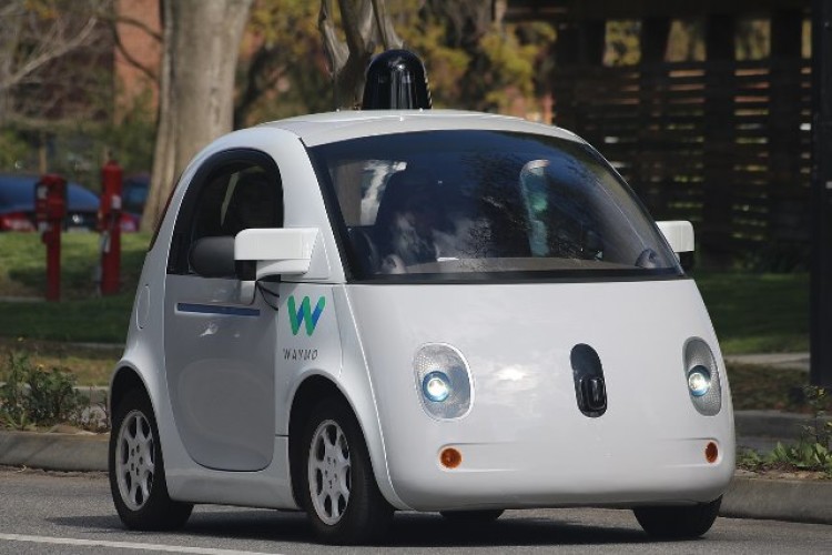 A driverless car