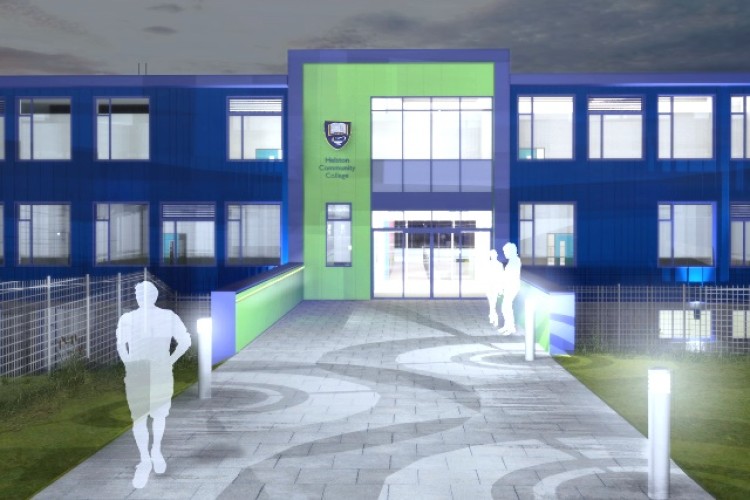 CGI of Helston College's new facilities