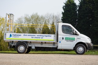 Electric traffic management truck