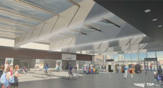 CGI of the new-look concourse. Image courtesy of TSP Projects
