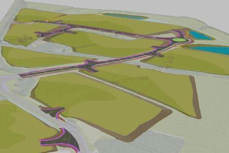 Walters&rsquo; 3D model of the finished scheme