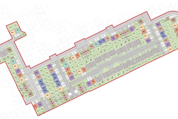 The Lathro Meadows development is being built in Kinross