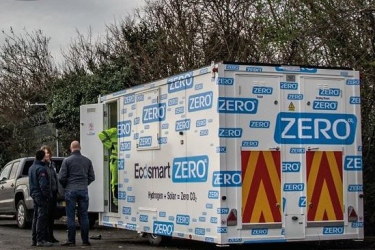 The Ecosmart Zero site hut