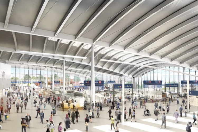 Wilkinson Eyre's design for Old Oak Common station 