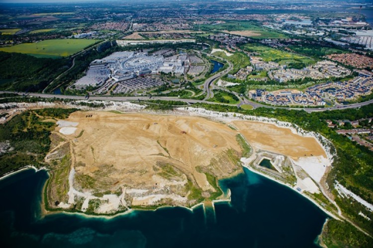 The villages of Alkerden and Ashmere will be built in the old Eastern Quarry, which is now called Whitecliffe