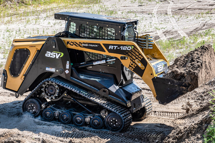 The ASV RT-120 compact tracked loader