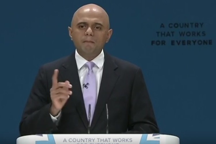 Sajid Javid, secretary of state for communities & local government