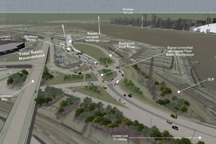 The Silvertown Tunnel would alleviate congestion in the Blackwall Tunnel