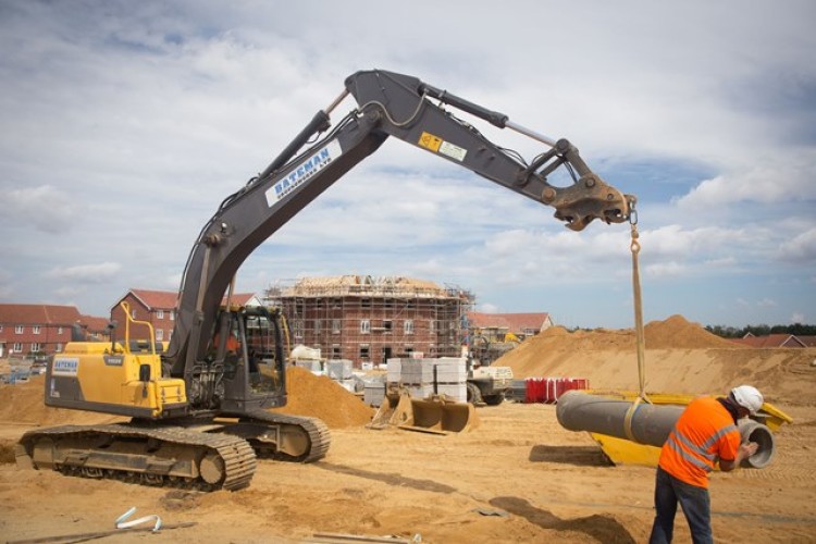 Bateman Groundworks on site