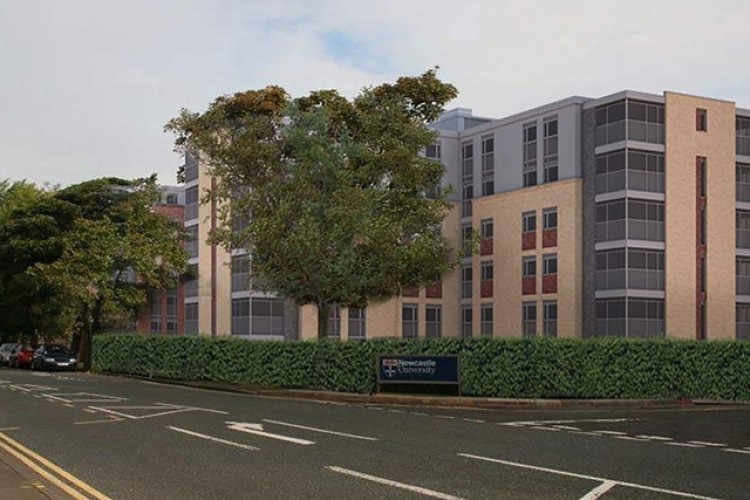 CGI of the new halls on Richardson Road