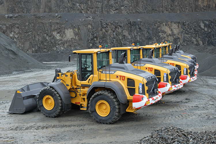 The new Volvo L120H loading shovels