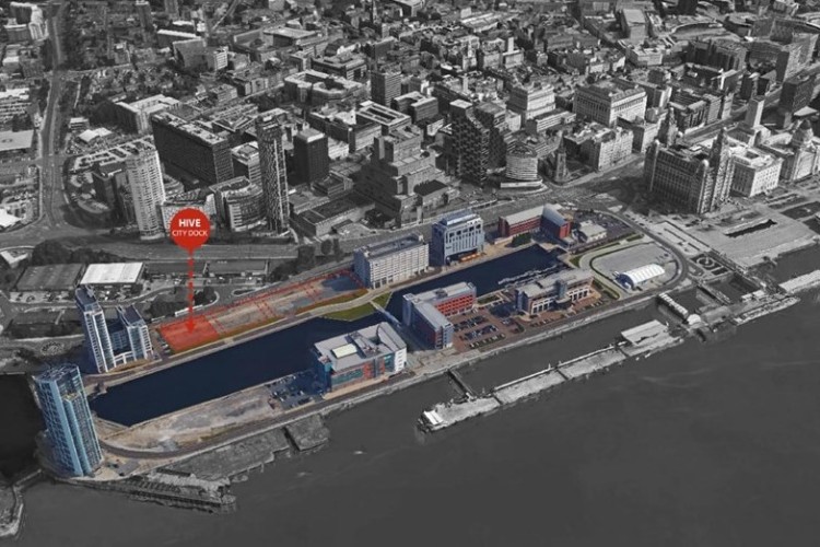 Location of Hive-City Docks at Princes Dock