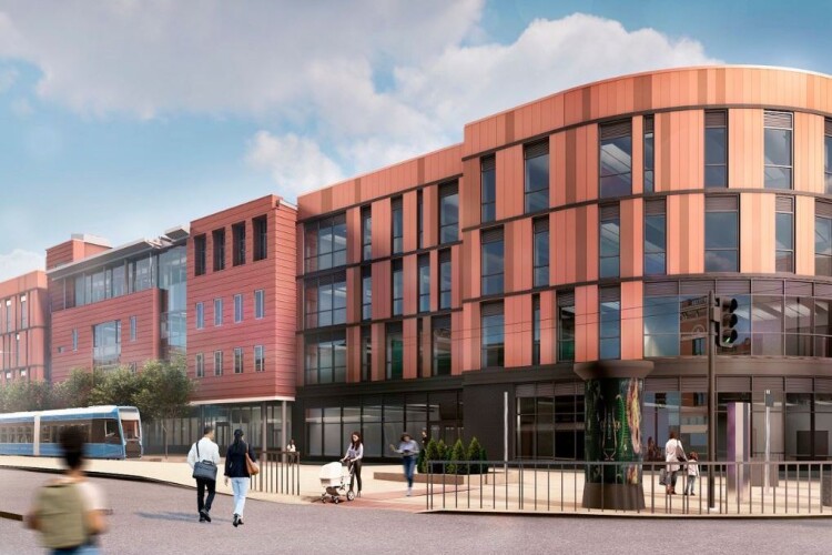 Artist's impression of the new building