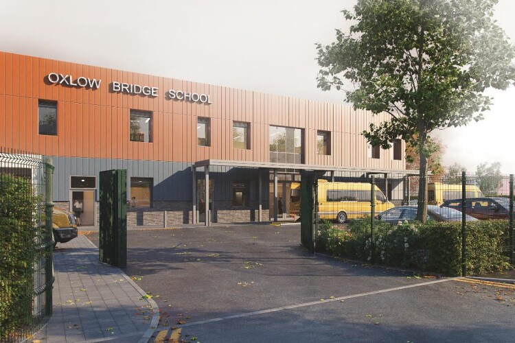 artist's impression of Oxlow Bridge School