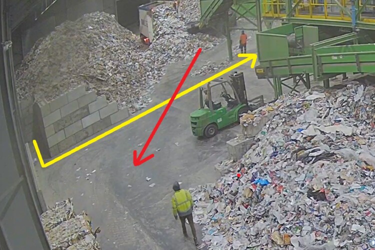 the Ward recycling site in Hartlepool