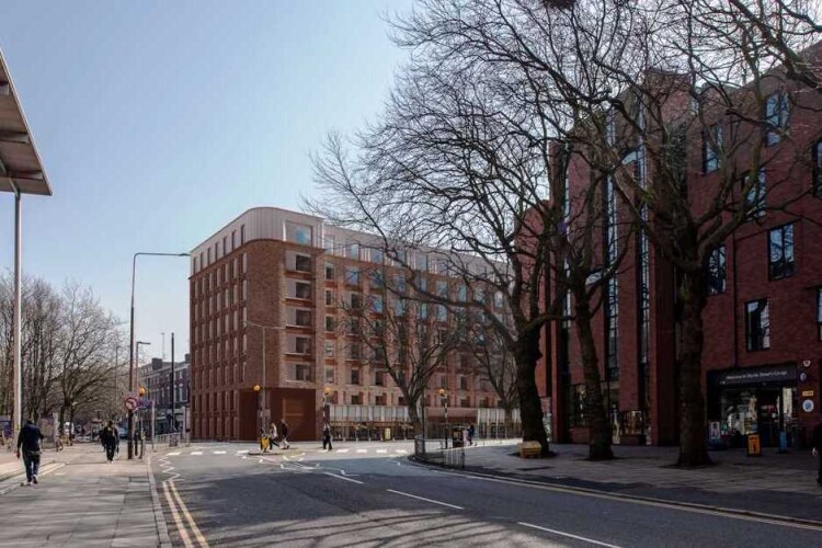 CGI of the planned development on Liverpool's Myrtle Street