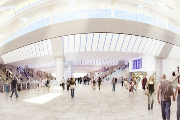 The plan for London Bridge station's concourse