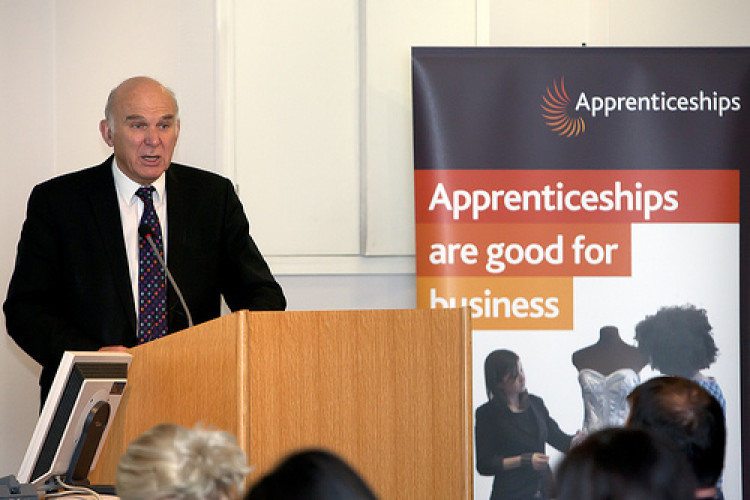 Vince Cable: new measures for apprenticeships and training