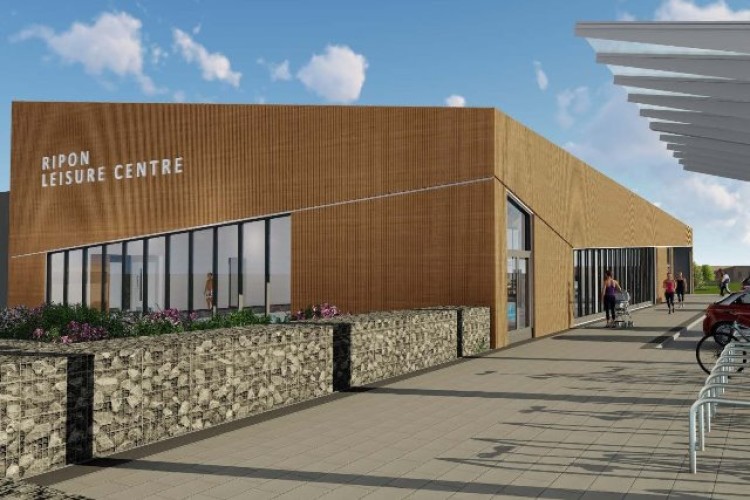 Ripon leisure cente extension has been designed by Pick Everard