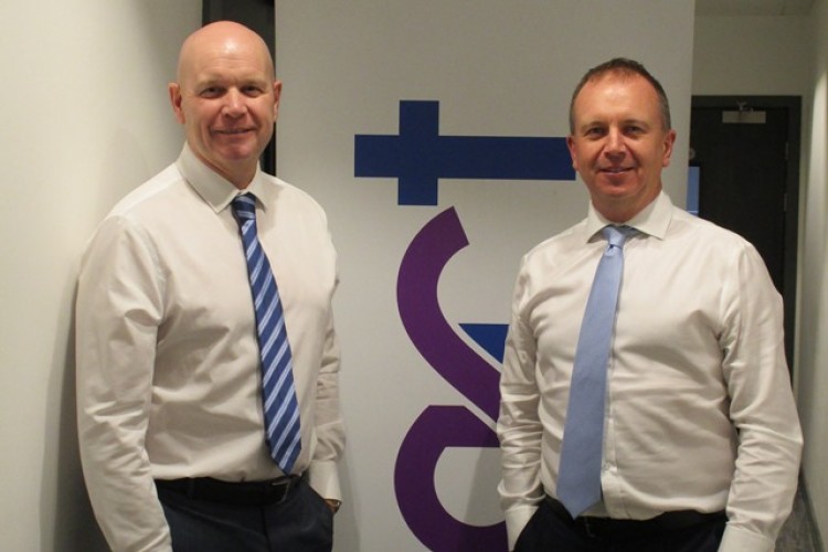Andy McLinden (left) and Hart md Andy Mallice