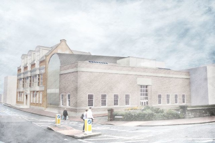 Artist's impression of the Amelia Scott building