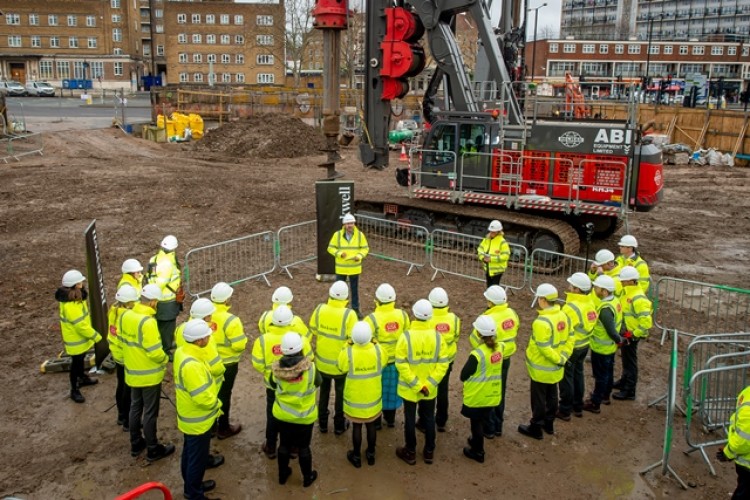A groundbreaking ceremony was held on site on 15th January 2020