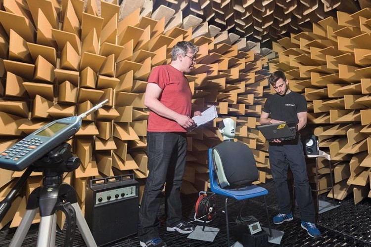 South Bank University has the only anechoic chamber in London of a size complying with British Standards