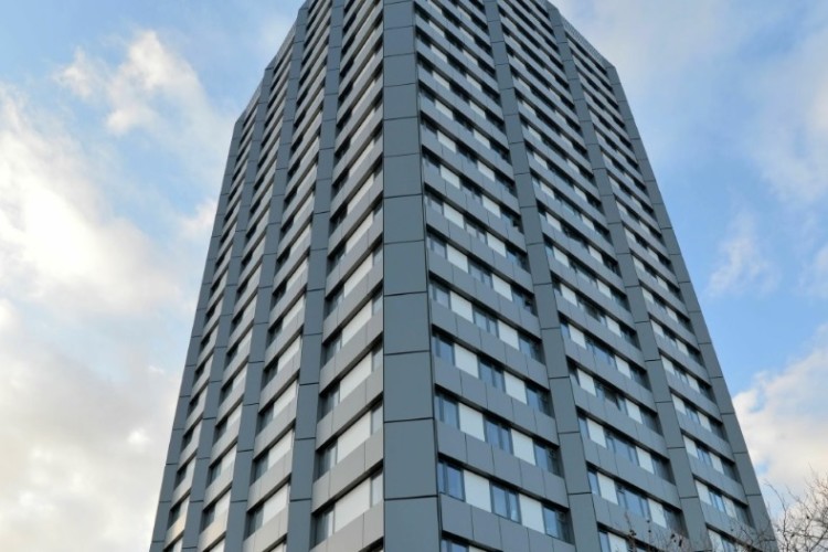 Grenfell Tower's retrofitted cladding, completed just a year before the fire