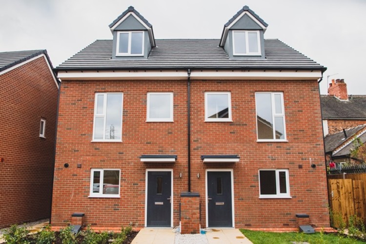 The modular homes at St Modwen Homes' Victoria Park development