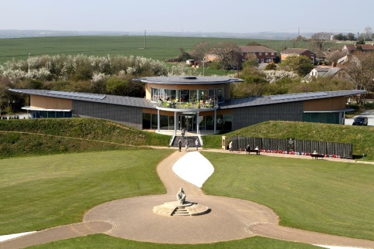 Epps built the Battle of Britain Memorial Trust's Wing Visitor Centre in Capel-le-Ferne