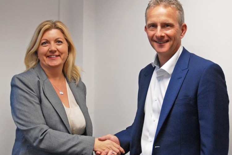 Mel Sowter (left) and CEO Mark Davis