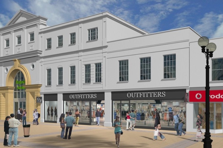 Artist&rsquo;s impression of the new store at Cheltenham's Regent Arcade