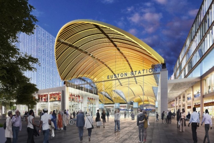 The planned HS2 entrance at Euston