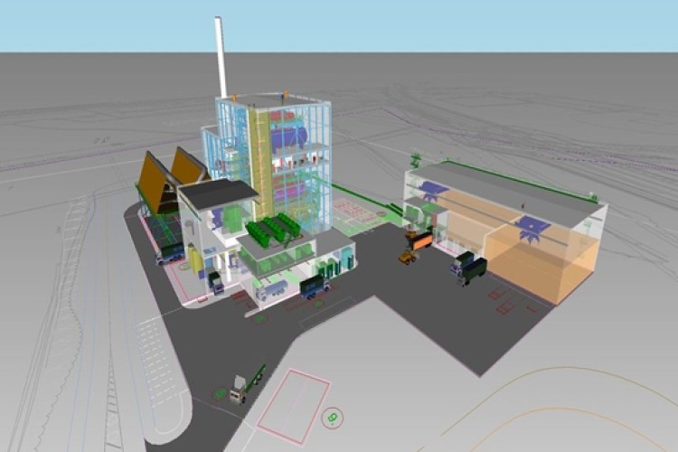 The Margam biomass plant will burn wood to generate electricity