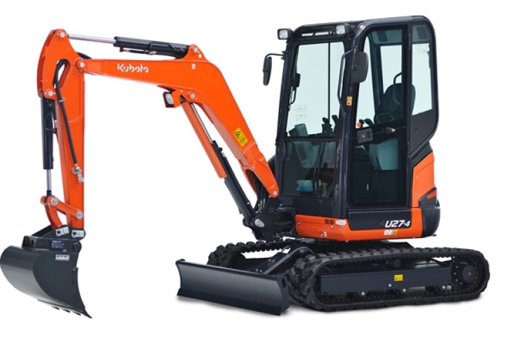  The Kubota U27-4 is among the new models in A-Plant&rsquo;s fleet