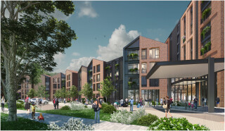 The retirement complex that Guild Living wants to build in Walton-on-Thames