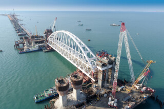 Russia's controversial Crimean Bridge was completed last year